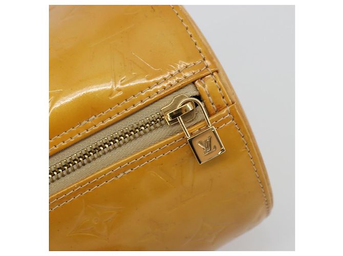 LOUIS VUITTON Borsa Monogram Vernis Bedford Beige M91006 LV Auth 177215 - vista 18