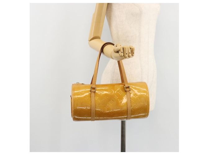 LOUIS VUITTON Borsa Monogram Vernis Bedford Beige M91006 LV Auth 177215 - vista 21