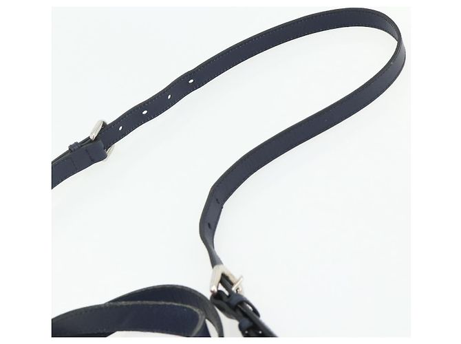 PRADA Hand Bag Canvas Leather 2way Multicolor Silver Auth ka4243 Silvery Multiple colors - view 15