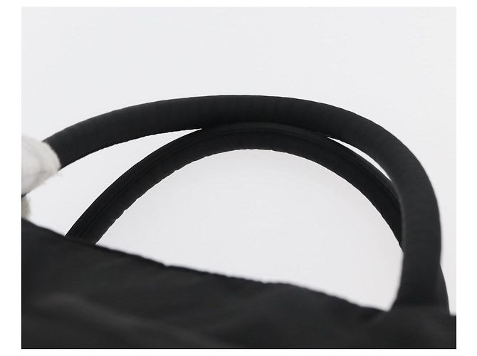 PRADA Tote Bag Nylon Schwarz Silber Auth 176645 - Ansicht 14