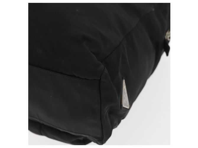 PRADA Tote Bag Nylon Schwarz Silber Auth 176645 - Ansicht 17