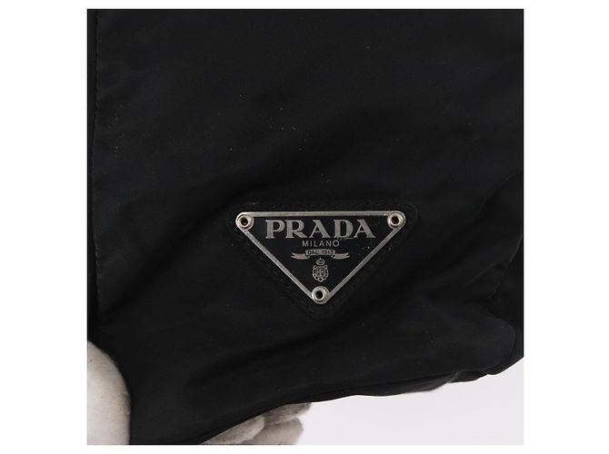 PRADA Tote Bag Nylon Schwarz Silber Auth 176645 - Ansicht 18
