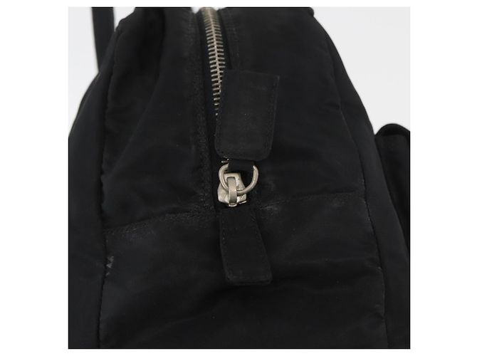 PRADA Tote Bag Nylon Schwarz Silber Auth 176645 - Ansicht 19