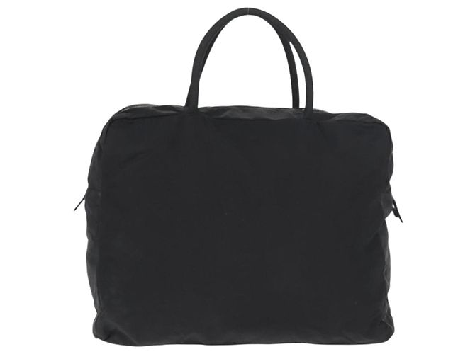 PRADA Tote Bag Nylon Schwarz Silber Auth 176645 - Ansicht 2