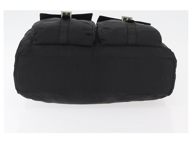 PRADA Tote Bag Nylon Schwarz Silber Auth 176645 - Ansicht 5
