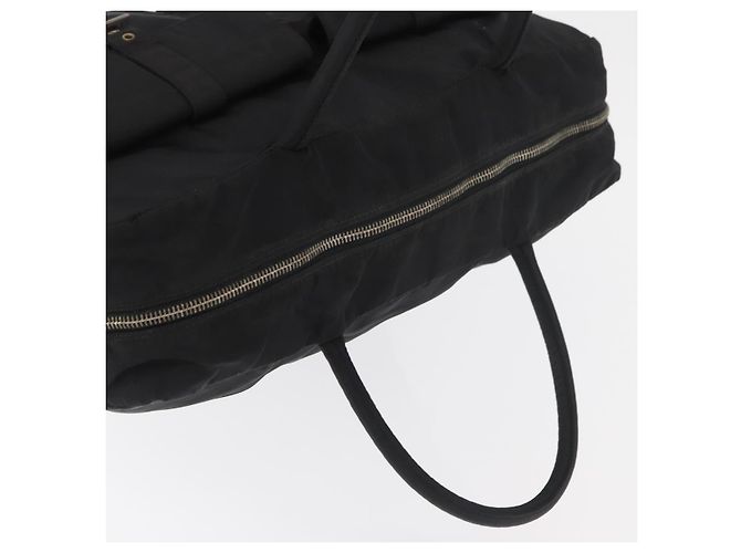 PRADA Tote Bag Nylon Schwarz Silber Auth 176645 - Ansicht 6