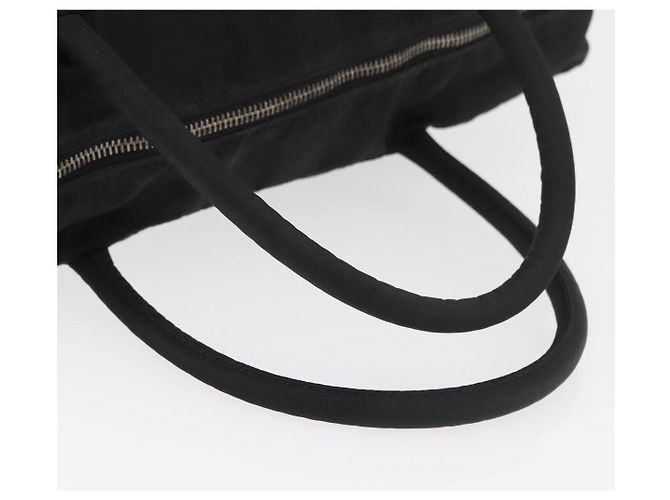 PRADA Tote Bag Nylon Schwarz Silber Auth 176645 - Ansicht 7