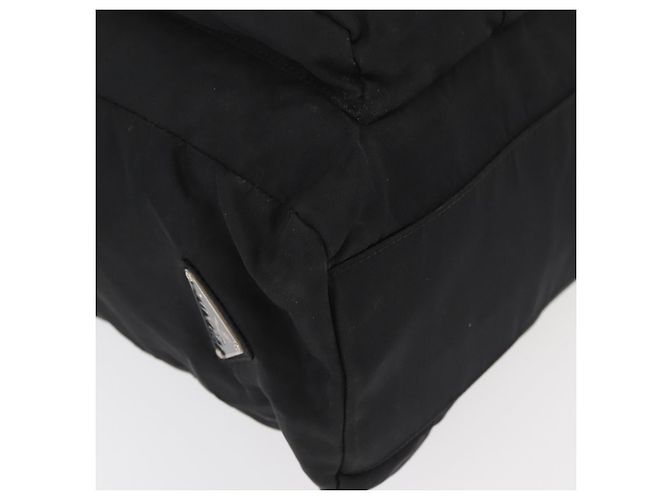 PRADA Tote Bag Nylon Schwarz Silber Auth 176645 - Ansicht 8