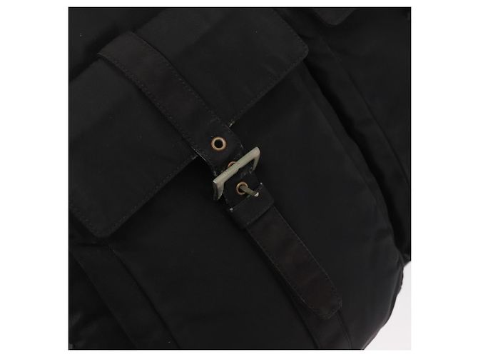 PRADA Tote Bag Nylon Schwarz Silber Auth 176645 - Ansicht 9