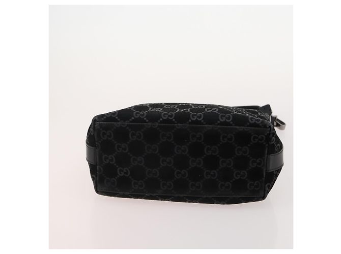 Borsa GUCCI GG Canvas Guccissima Suede Nylon 4 Set Beige Black Pink Auth bs34767 Nero Rosa - vista 13