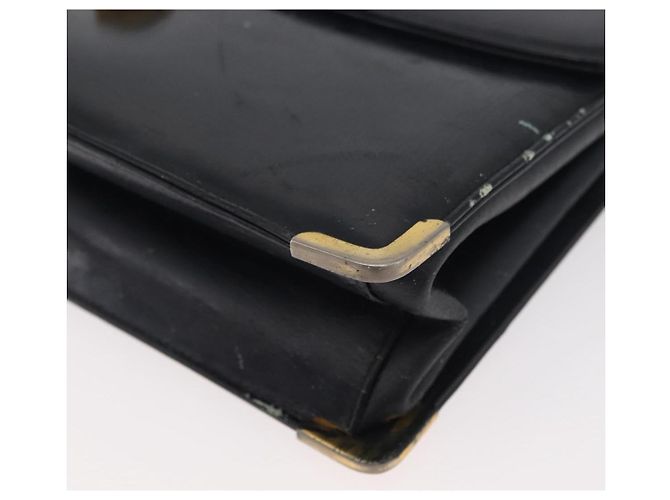 Borsa a Spalla con Catena Christian Dior in Pelle Blu Navy e Oro Auth bs35041 D'oro - vista 12