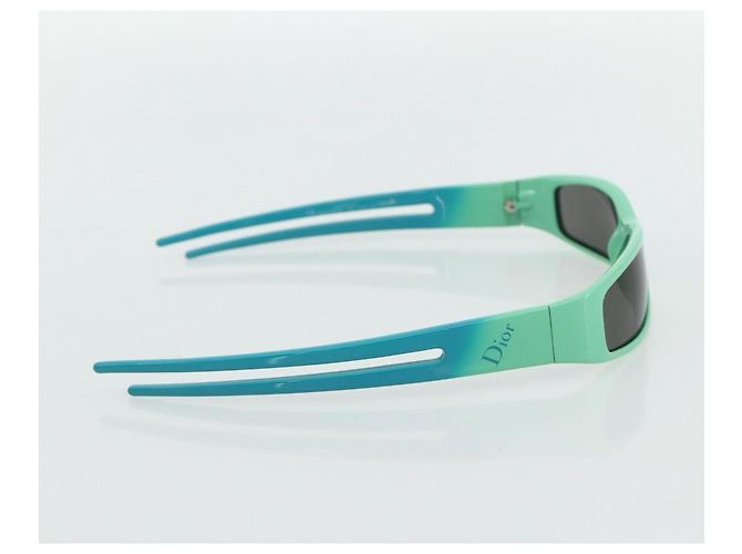Christian Dior Sonnenbrille aus Kunststoff Grün Auth 177299A - Ansicht 4