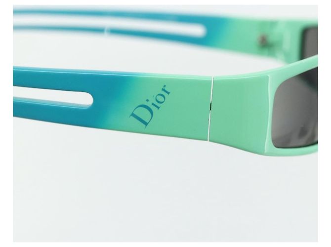 Christian Dior Sonnenbrille aus Kunststoff Grün Auth 177299A - Ansicht 5