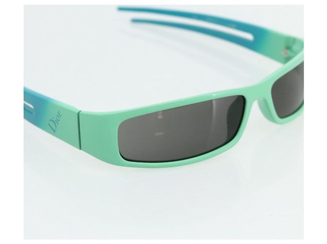 Christian Dior Sonnenbrille aus Kunststoff Grün Auth 177299A - Ansicht 8