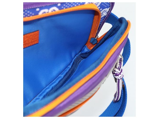 Borsa a tracolla GUCCI Nylon Viola Argento 752102 Auth ka4239A Porpora - vista 19
