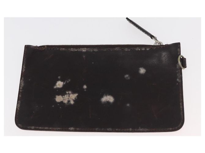 Borsa a Mano FENDI Zucca Canvas Nero Marrone Auth bs34584 - vista 11