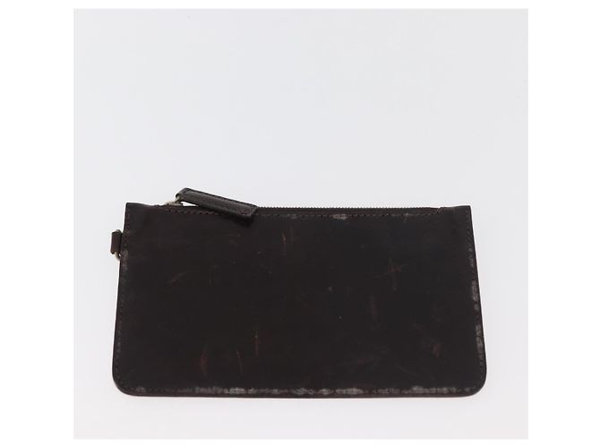 Borsa a Mano FENDI Zucca Canvas Nero Marrone Auth bs34584 - vista 20