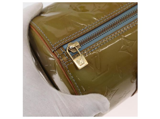 LOUIS VUITTON Borsa Monogram Vernis Bedford Baby Blue M91007 LV Auth bs34984 Blu chiaro - vista 18