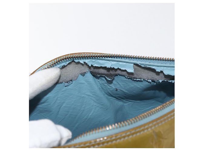 LOUIS VUITTON Borsa Monogram Vernis Bedford Baby Blue M91007 LV Auth bs34984 Blu chiaro - vista 19