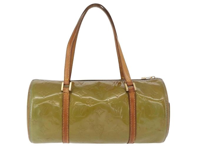 LOUIS VUITTON Borsa Monogram Vernis Bedford Baby Blue M91007 LV Auth bs34984 Blu chiaro - vista 2