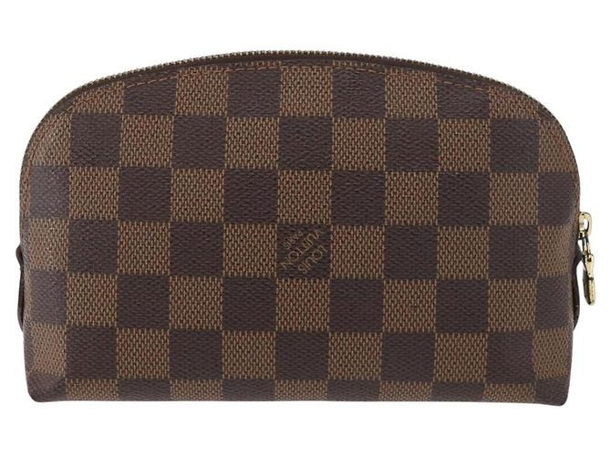 LOUIS VUITTON Damier Ebene Pochette Cosmetic PM Pochette N47516 LV Auth 178952 - vista 2
