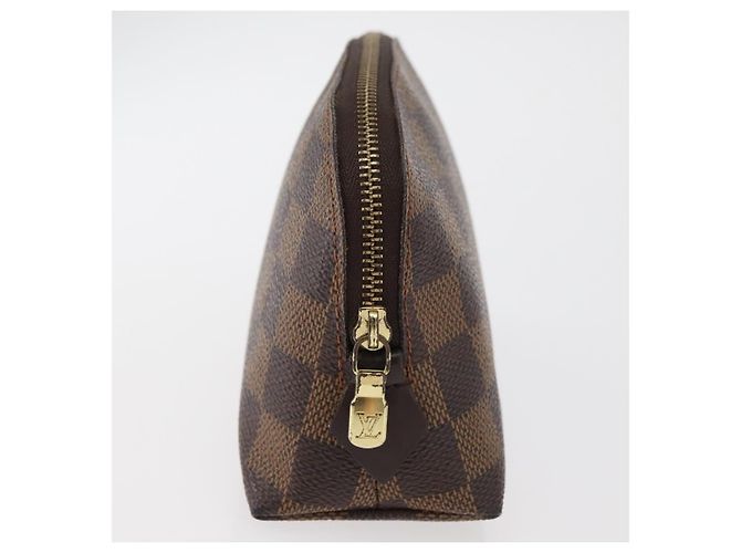 LOUIS VUITTON Damier Ebene Pochette Cosmetic PM Pochette N47516 LV Auth 178952 - vista 4
