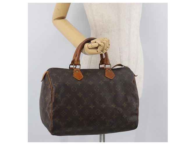 LOUIS VUITTON Borsa Monogram Speedy 30 M41526 LV Auth 177683 Monogramma - vista 22