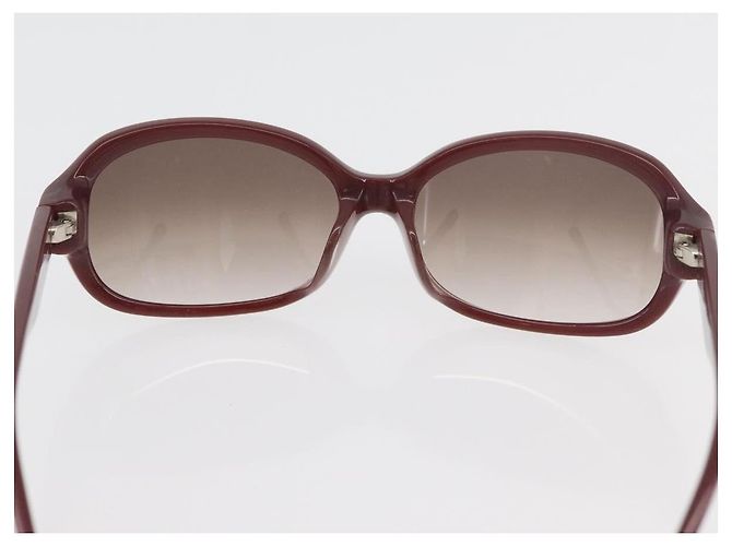 Chloé Gafas de sol Chloe de plástico 2 Set Brown Bordeaux Auth BA12498 Castaño Burdeos - vista 11