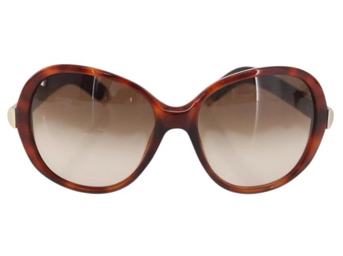 Chloé Gafas de sol Chloe de plástico 2 Set Brown Bordeaux Auth BA12498 Castaño Burdeos - vista 2