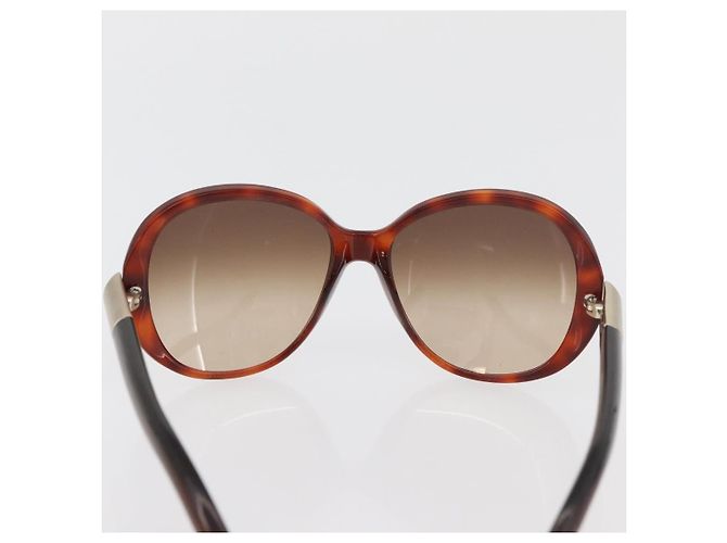 Chloé Gafas de sol Chloe de plástico 2 Set Brown Bordeaux Auth BA12498 Castaño Burdeos - vista 3