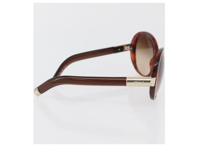 Chloé Gafas de sol Chloe de plástico 2 Set Brown Bordeaux Auth BA12498 Castaño Burdeos - vista 6
