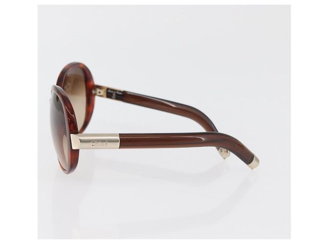Chloé Gafas de sol Chloe de plástico 2 Set Brown Bordeaux Auth BA12498 Castaño Burdeos - vista 7