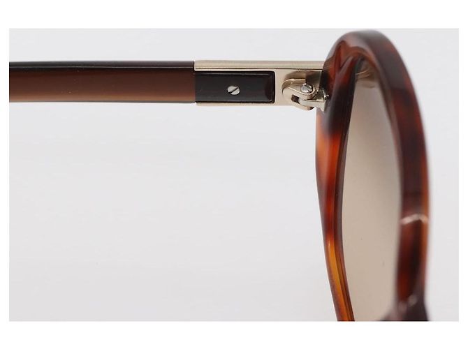 Chloé Gafas de sol Chloe de plástico 2 Set Brown Bordeaux Auth BA12498 Castaño Burdeos - vista 9