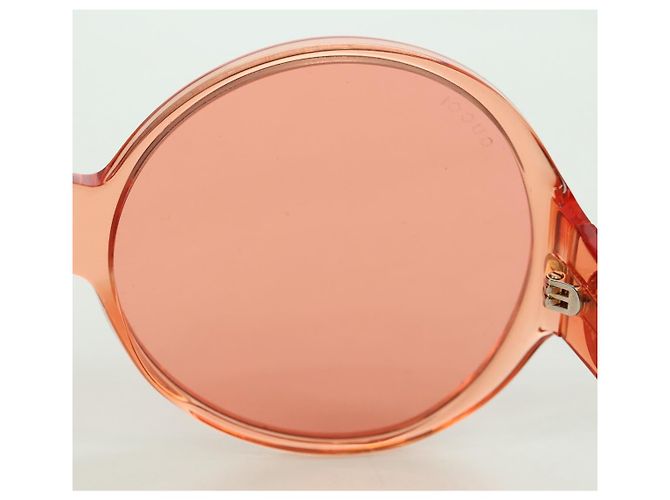Gafas de sol GUCCI de plástico Naranja Auth 177351M - vista 19