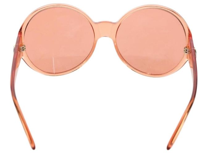 Gafas de sol GUCCI de plástico Naranja Auth 177351M - vista 3