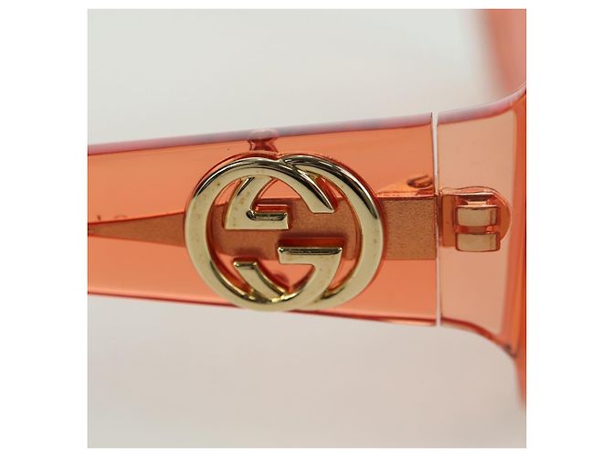 Gafas de sol GUCCI de plástico Naranja Auth 177351M - vista 8
