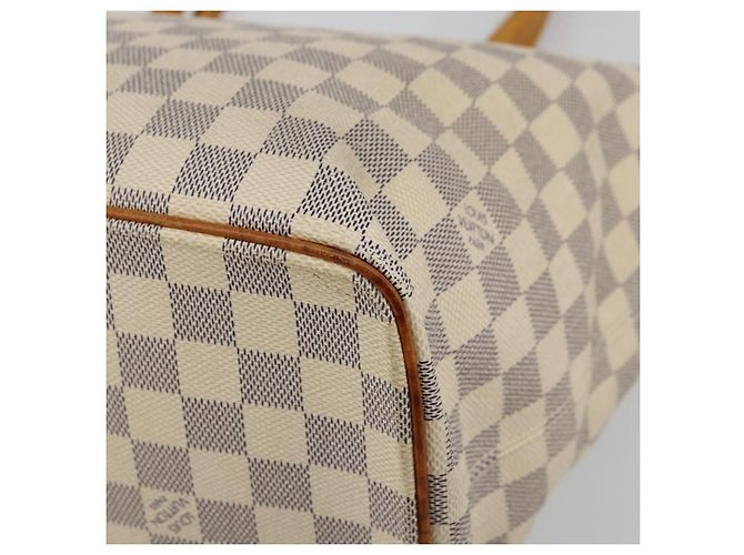 LOUIS VUITTON Borsa Tote Damier Azur Saleya MM N51185 LV Auth 177559 - vista 15