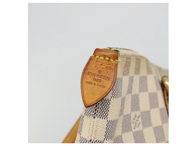 LOUIS VUITTON Borsa Tote Damier Azur Saleya MM N51185 LV Auth 177559 - vista 17