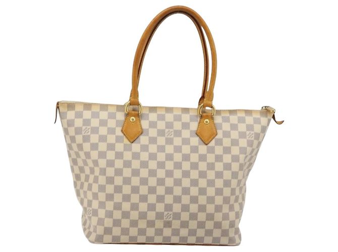 LOUIS VUITTON Borsa Tote Damier Azur Saleya MM N51185 LV Auth 177559 - vista 2