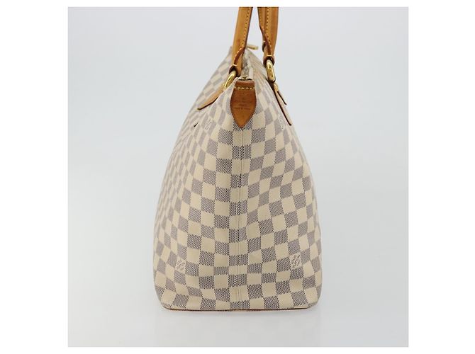 LOUIS VUITTON Borsa Tote Damier Azur Saleya MM N51185 LV Auth 177559 - vista 4