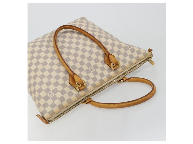 LOUIS VUITTON Borsa Tote Damier Azur Saleya MM N51185 LV Auth 177559 - vista 6