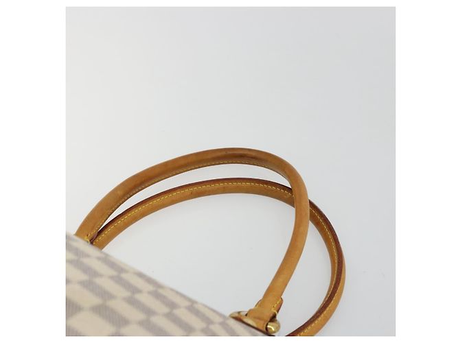 LOUIS VUITTON Borsa Tote Damier Azur Saleya MM N51185 LV Auth 177559 - vista 8