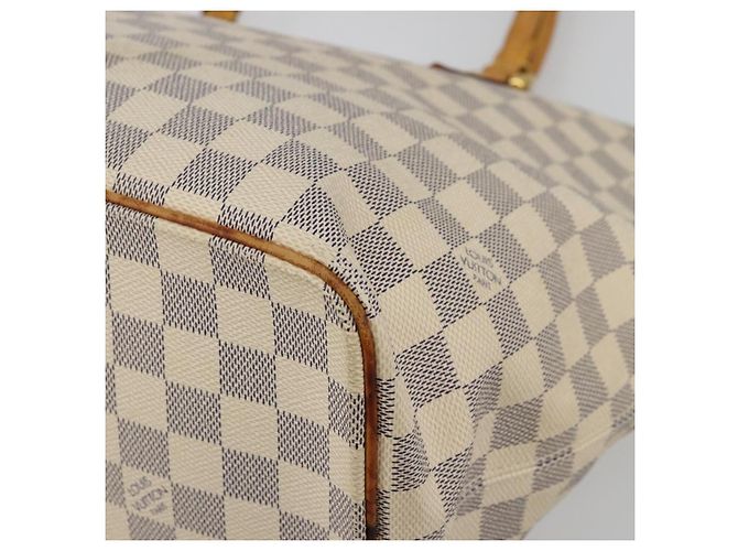 LOUIS VUITTON Borsa Tote Damier Azur Saleya MM N51185 LV Auth 177559 - vista 9