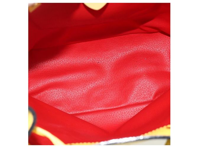 Céline CELINE Rucksack Leder Gelbgold Authentisch 177264 Golden - Ansicht 11