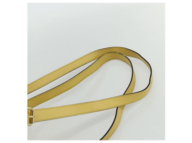 Céline CELINE Rucksack Leder Gelbgold Authentisch 177264 Golden - Ansicht 14