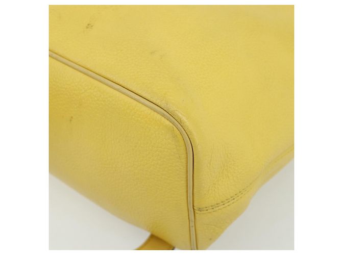 Céline CELINE Rucksack Leder Gelbgold Authentisch 177264 Golden - Ansicht 15