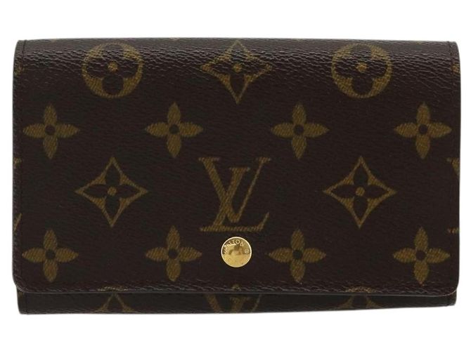LOUIS VUITTON Monogram Porte Monnaie Billets Tresor Wallet M61730 Auth bs34870 Monogramma - vista 13