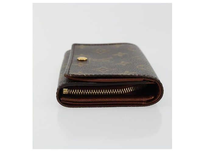 LOUIS VUITTON Monogram Porte Monnaie Billets Tresor Wallet M61730 Auth bs34870 Monogramma - vista 3