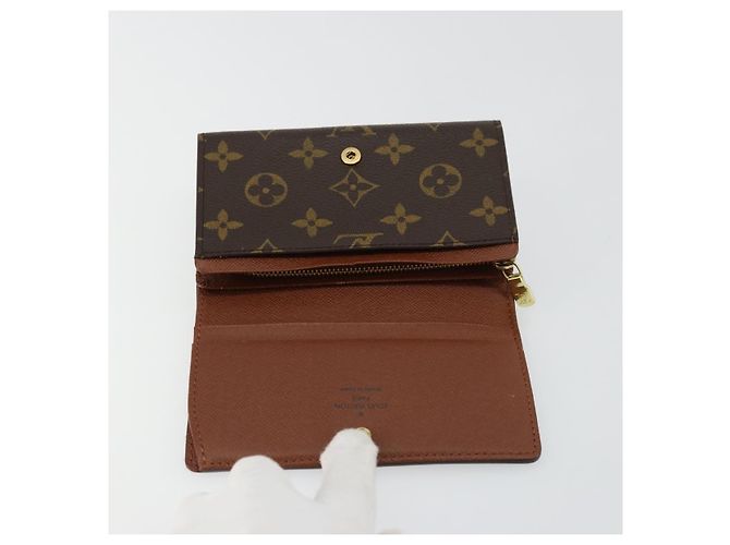 LOUIS VUITTON Monogram Porte Monnaie Billets Tresor Wallet M61730 Auth bs34870 Monogramma - vista 8