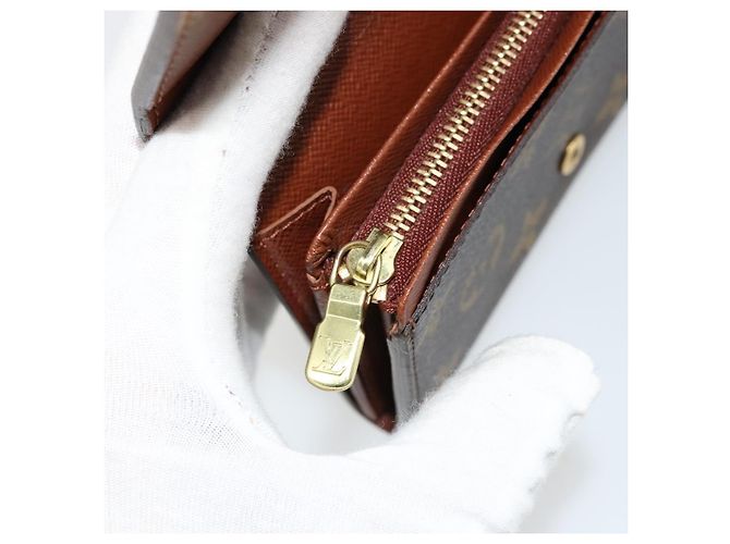 LOUIS VUITTON Monogram Porte Monnaie Billets Tresor Wallet M61730 Auth bs34870 Monogramma - vista 9